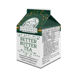 Solutions Better Butter Tea Raw Goat Milk