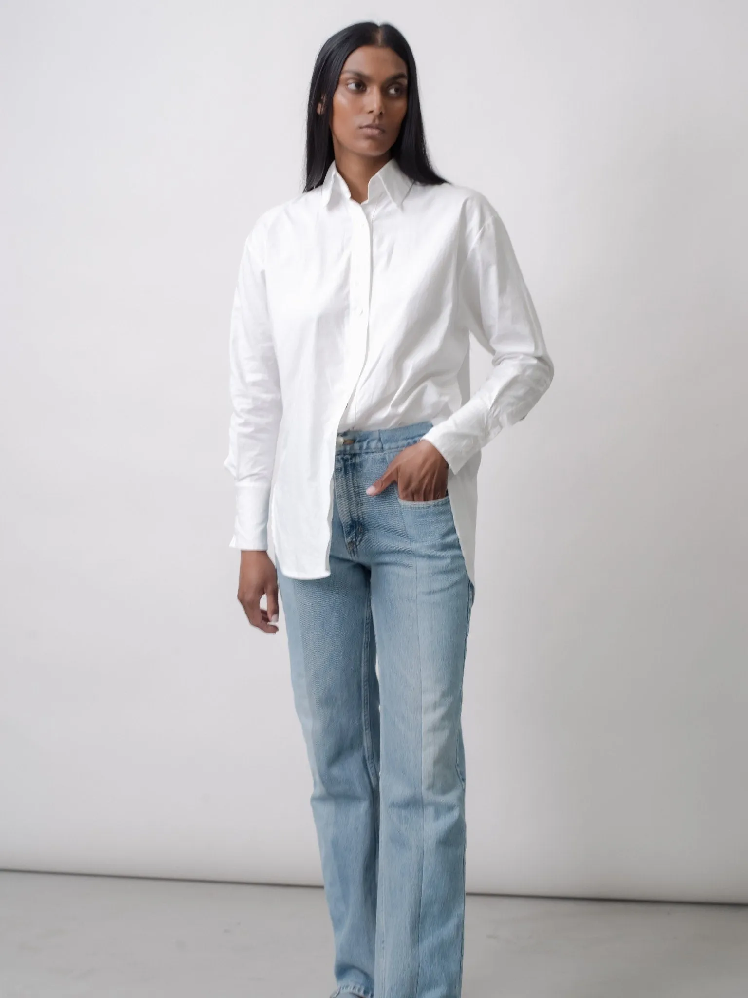 Sydney Shirt Cotton Poplin White