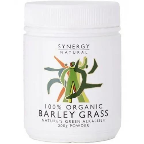 Synergy Natural Barley Grass Organic 200g