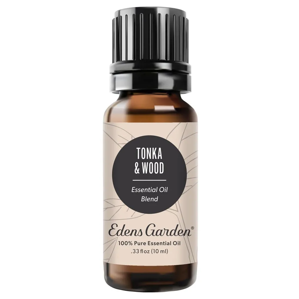 Tonka & Wood Essential Oil Blend- An Indulgent and Relaxing Aroma With Sweet Notes of Rich Wood and Creamy Tonka