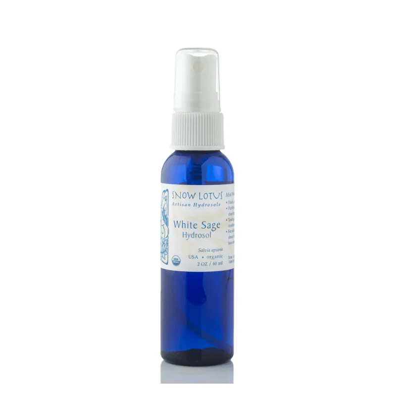 White Sage Organic Hydrosol - hydrating spray/toner - Snow Lotus