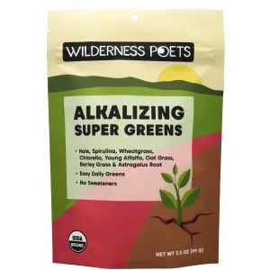 Wilderness Poets - Organic Alkalizing Super Greens (3.5OZ)